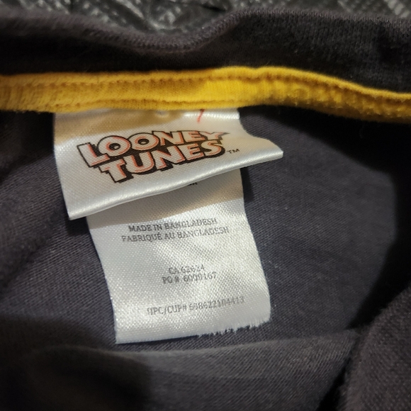 Vintage Warner Bros. Black Looney Tunes Long Sleeve Tee - Picture 3 of 5
